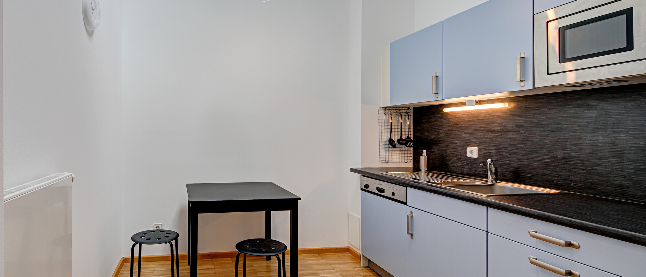 appartement avec terrasse sur le toit München Maxvorstadt - Museumsviertel 01 cuisine 2