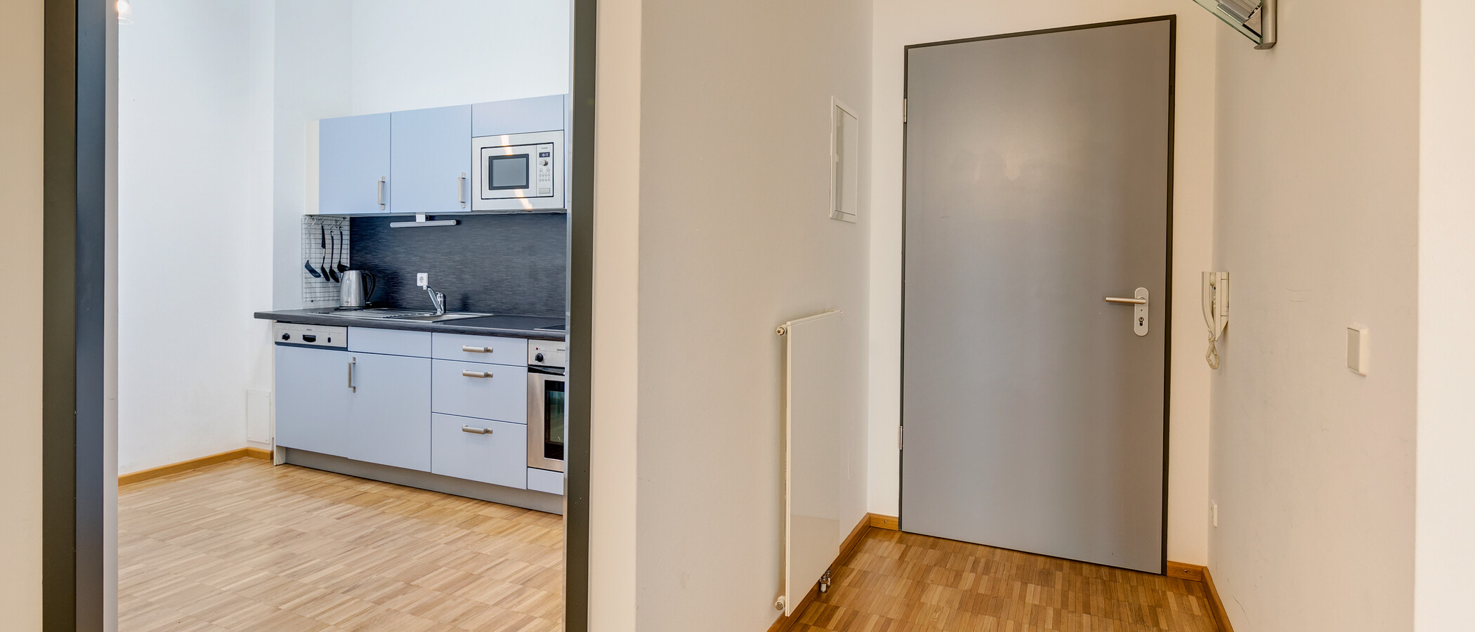 appartement avec terrasse sur le toit München Maxvorstadt - Museumsviertel 02 entrée/couloir 2