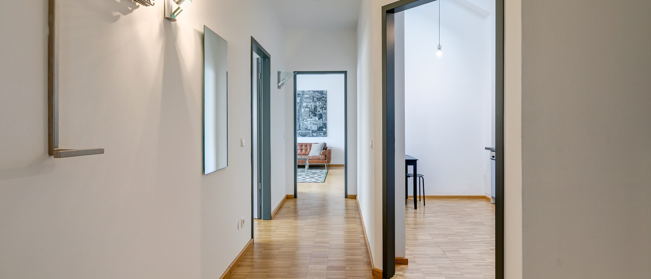 appartement avec terrasse sur le toit München Maxvorstadt - Museumsviertel 03 entrée/couloir 2
