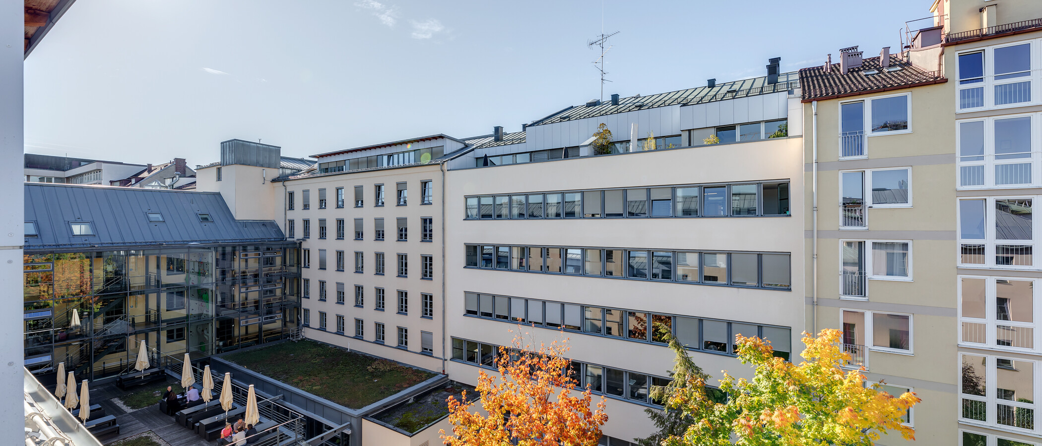 appartement avec terrasse sur le toit München Maxvorstadt - Museumsviertel 01 vue 2