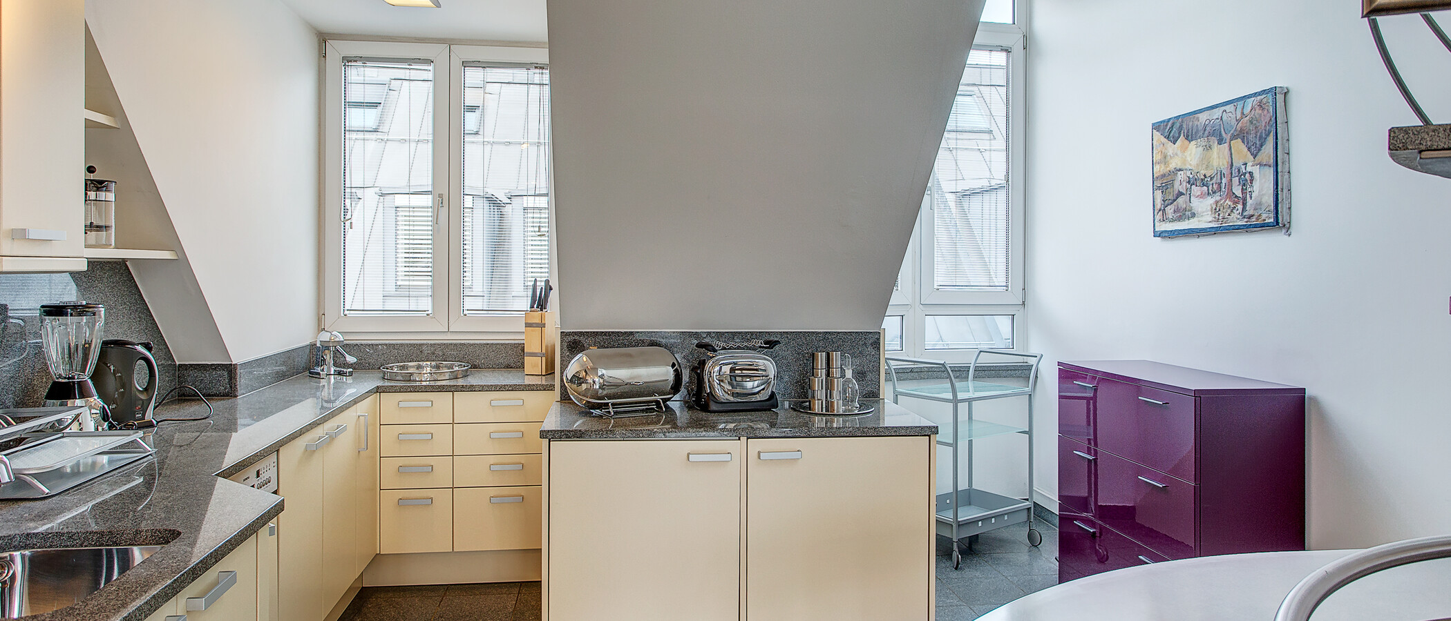 appartement style maisonnette München Schwabing (rechts der Leopoldstraße) 02 cuisine 2018