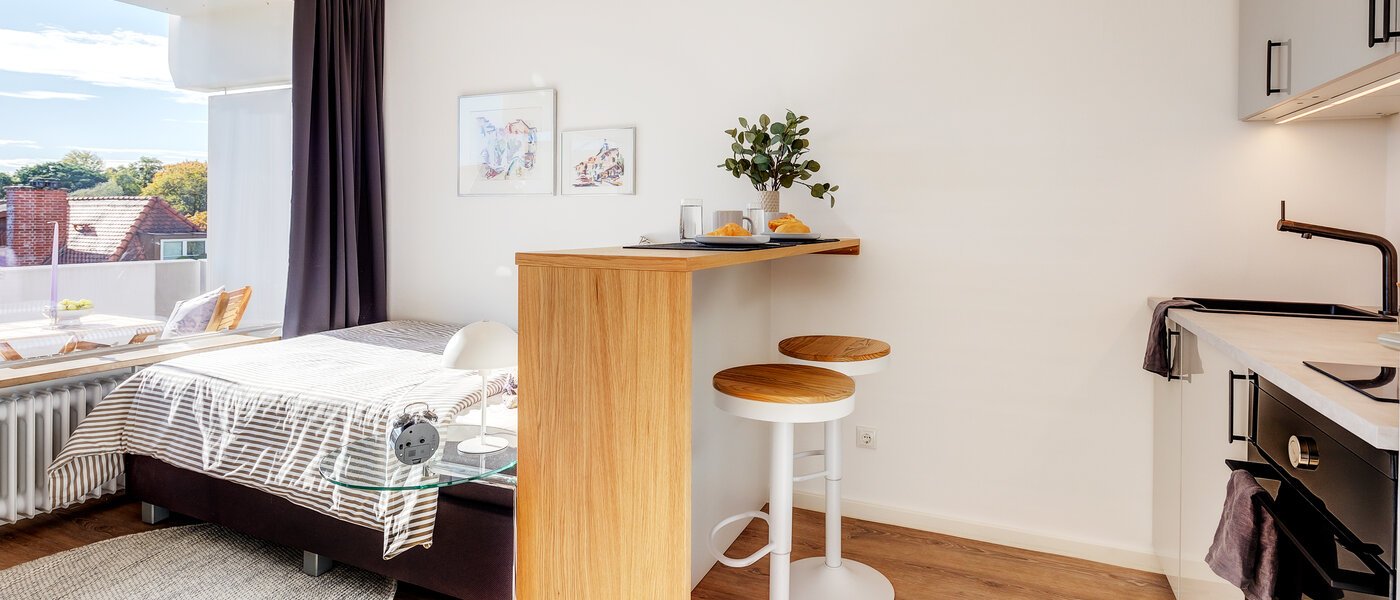 studio München Schwabing-Nord (zw. Leopoldstraße & Englischen Garten) 01 pièce à vivre 2242