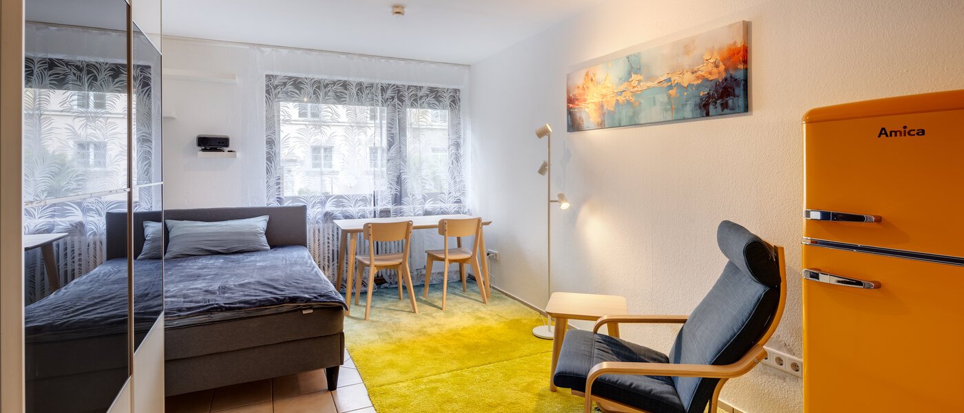 studio München Sendling 01 pièce à vivre 2343