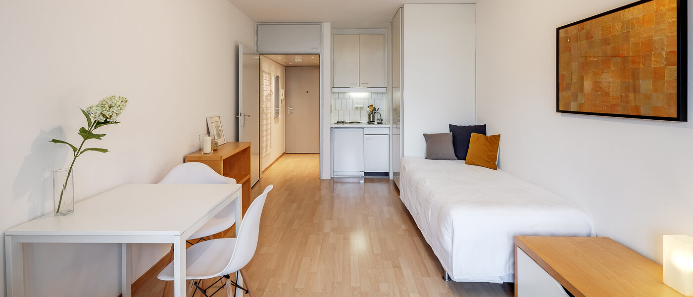studio München Isarvorstadt 01 pièce à vivre 2543