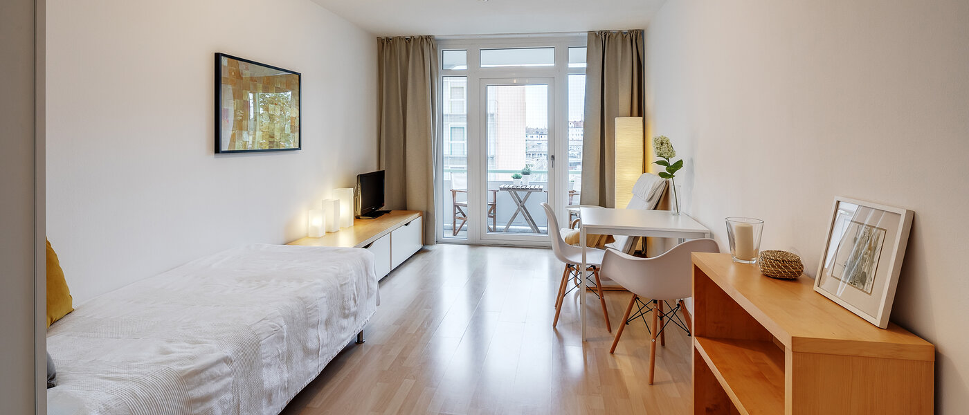 studio München Isarvorstadt 02 pièce à vivre 2543