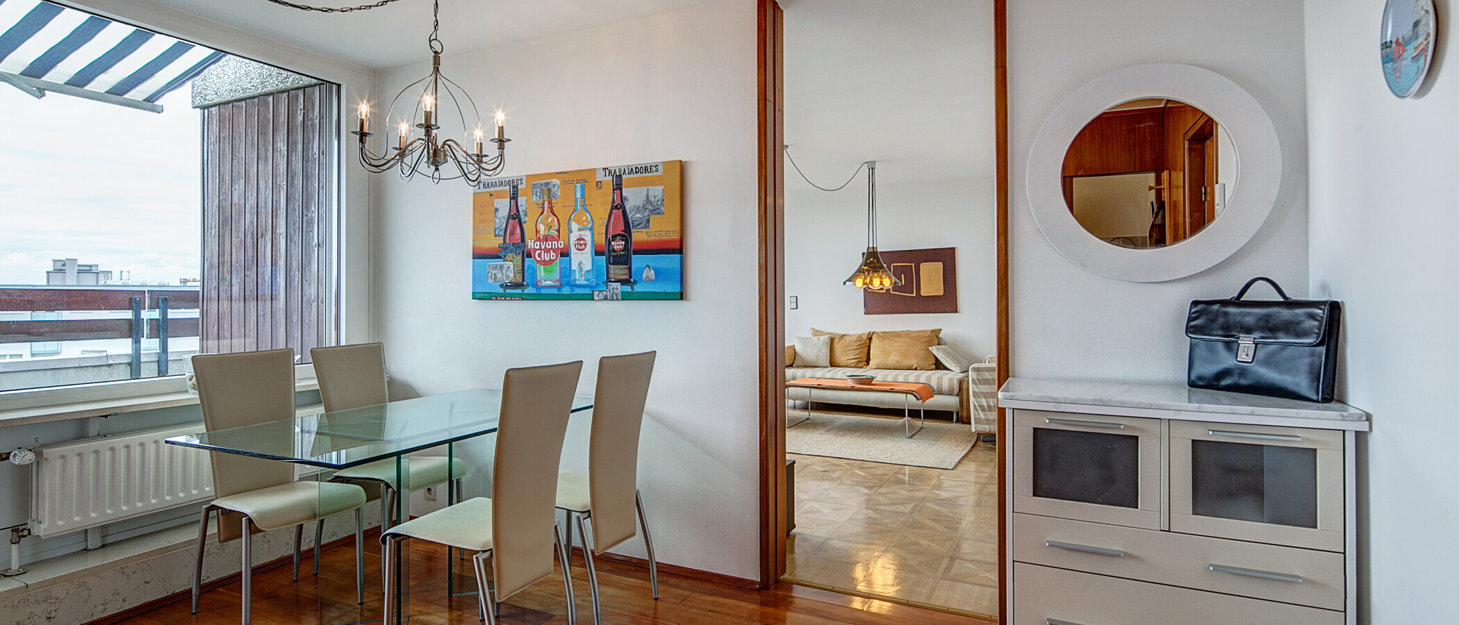 appartement avec terrasse sur le toit München Maxvorstadt 02 salle à manger 255