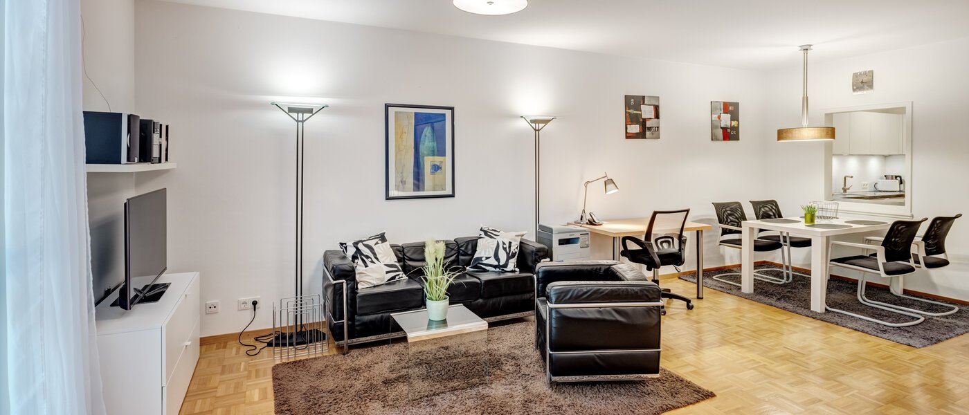 appartement München Harlaching 02 pièce à vivre 2673