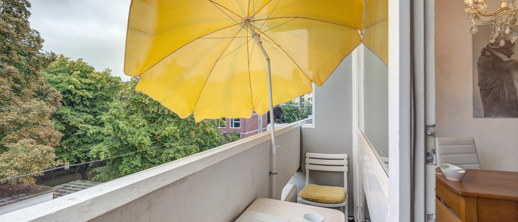 studio München Schwabing (links der Leopoldstraße) 01 balcon 2684