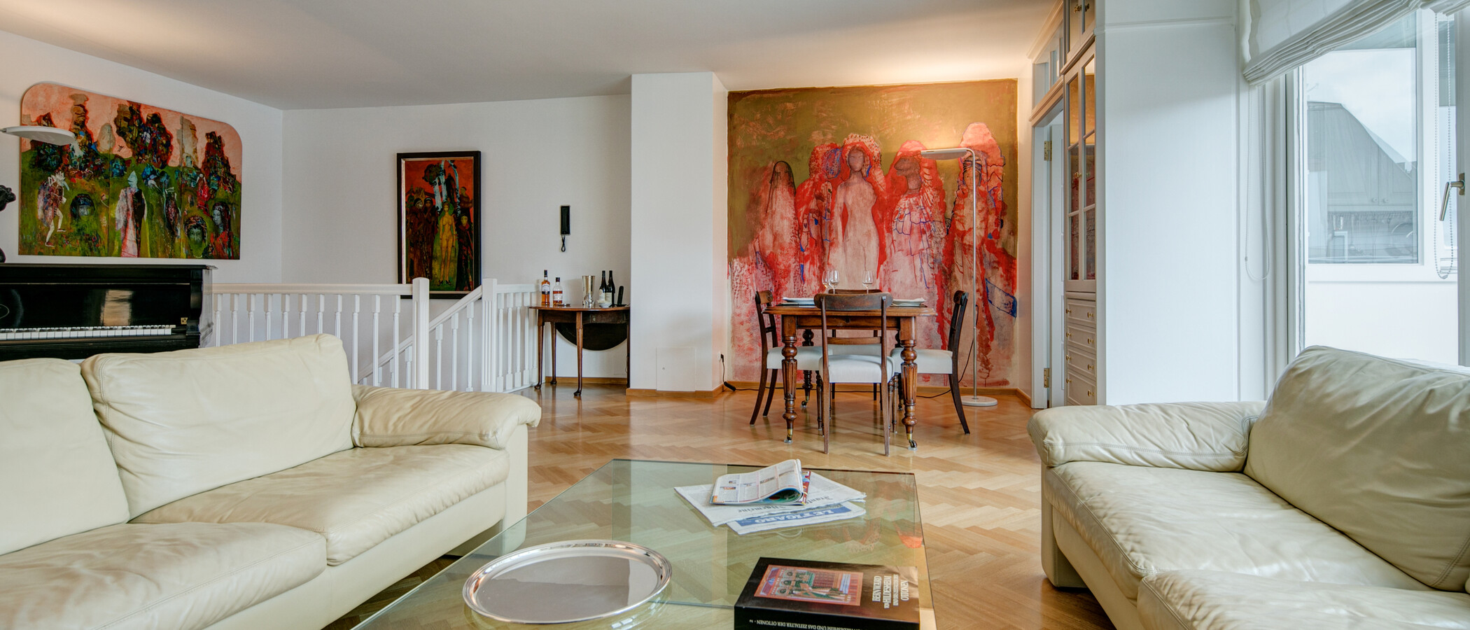 appartement avec terrasse sur le toit München Schwabing (rechts der Leopoldstraße) 04 salon 2693