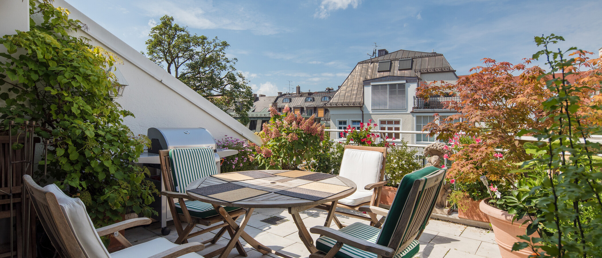 appartement avec terrasse sur le toit München Schwabing (rechts der Leopoldstraße) 01 terrasse 2693