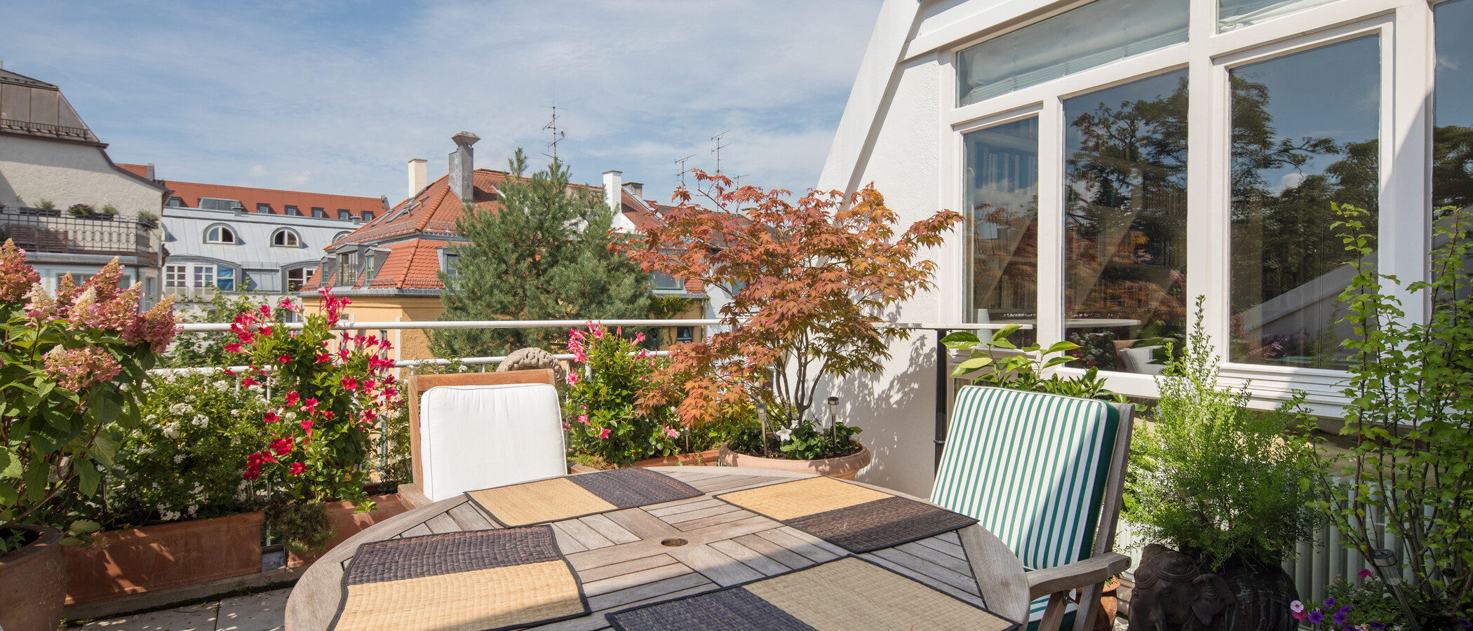 appartement avec terrasse sur le toit München Schwabing (rechts der Leopoldstraße) 02 terrasse 2693