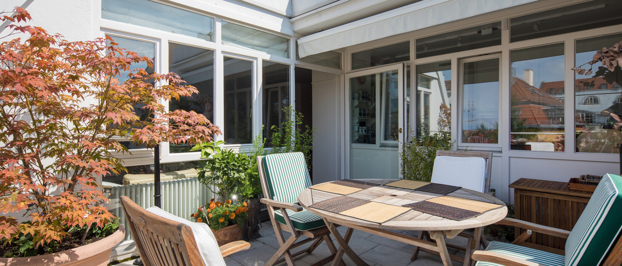 appartement avec terrasse sur le toit München Schwabing (rechts der Leopoldstraße) 03 terrasse 2693
