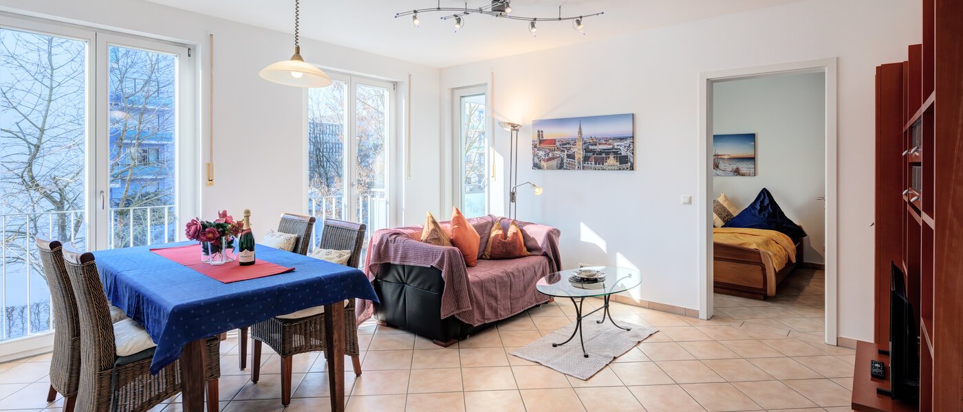 appartement München Parkstadt Schwabing 01 pièce à vivre 2876