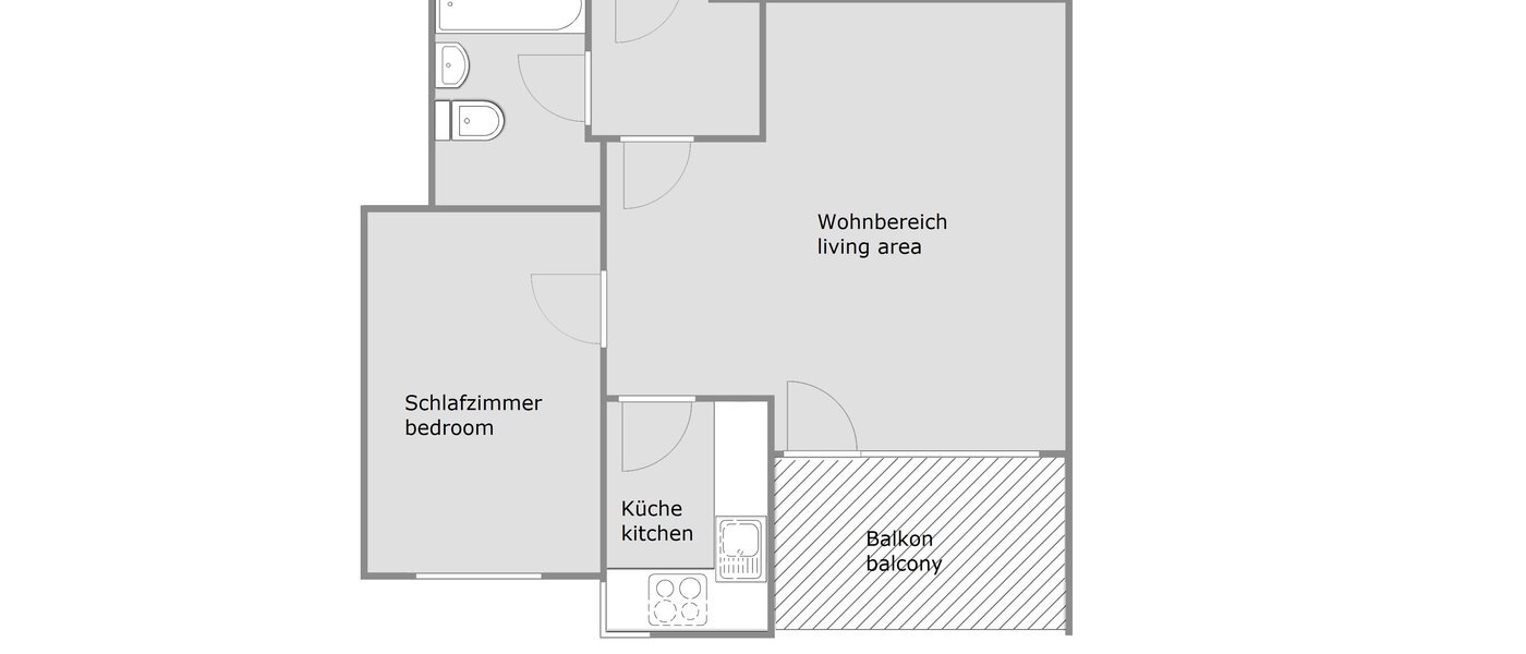 appartement München Neuhausen 01 plan d'étage 3288