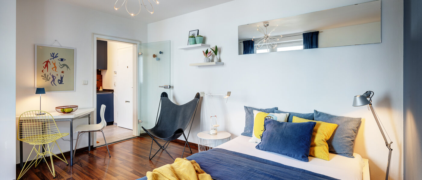 studio München Neuhausen 01 pièce à vivre 3328