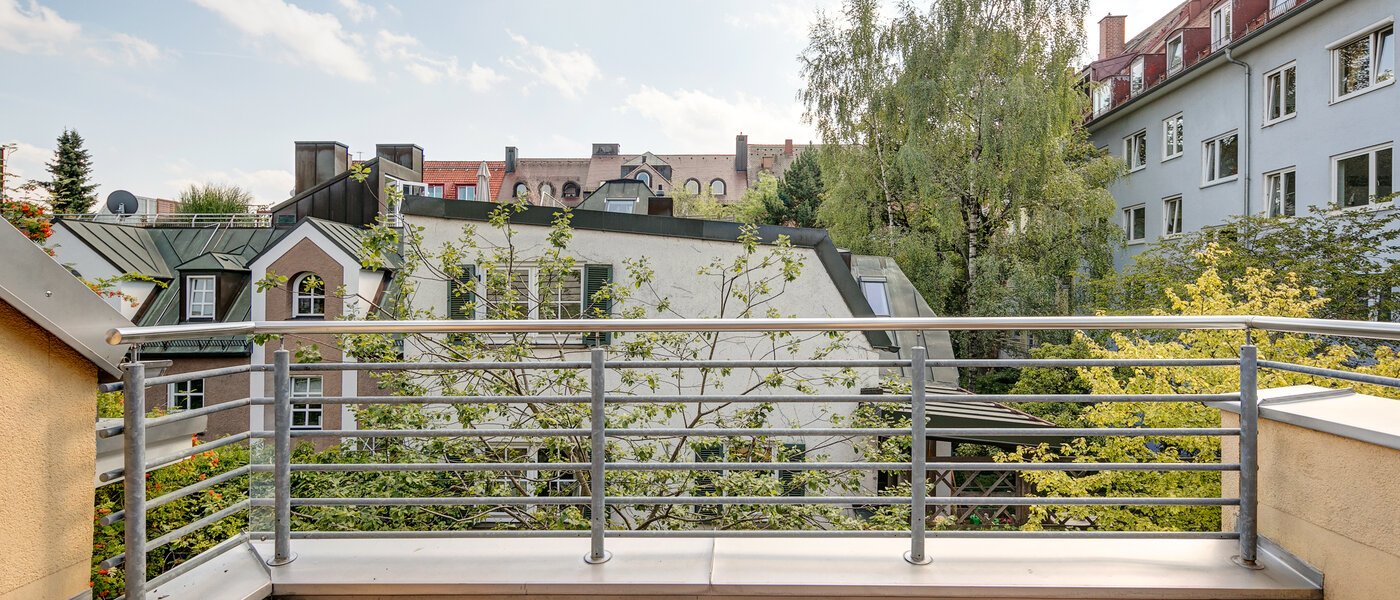 maison mitoyenne München Schwabing (links der Leopoldstraße) 01 2e terrasse 3396