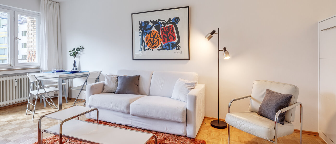 appartement München Neuhausen 01 pièce à vivre 3464