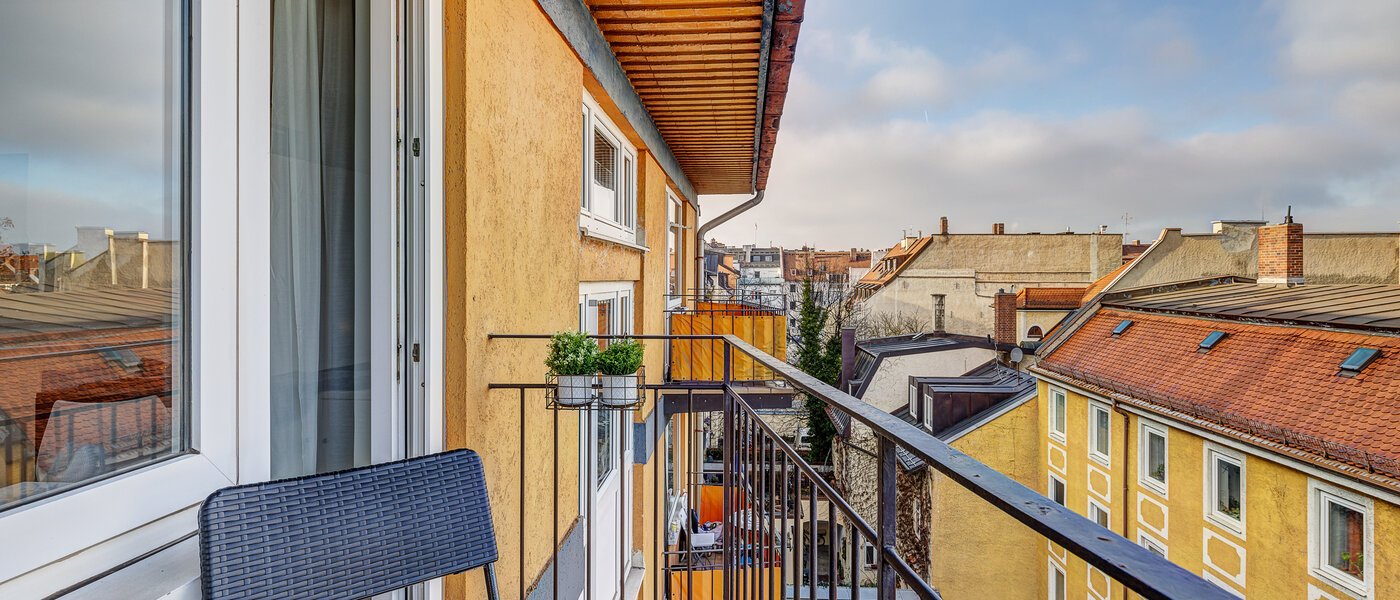 appartement München Maxvorstadt - Universitätsviertel 02 balcon 3509