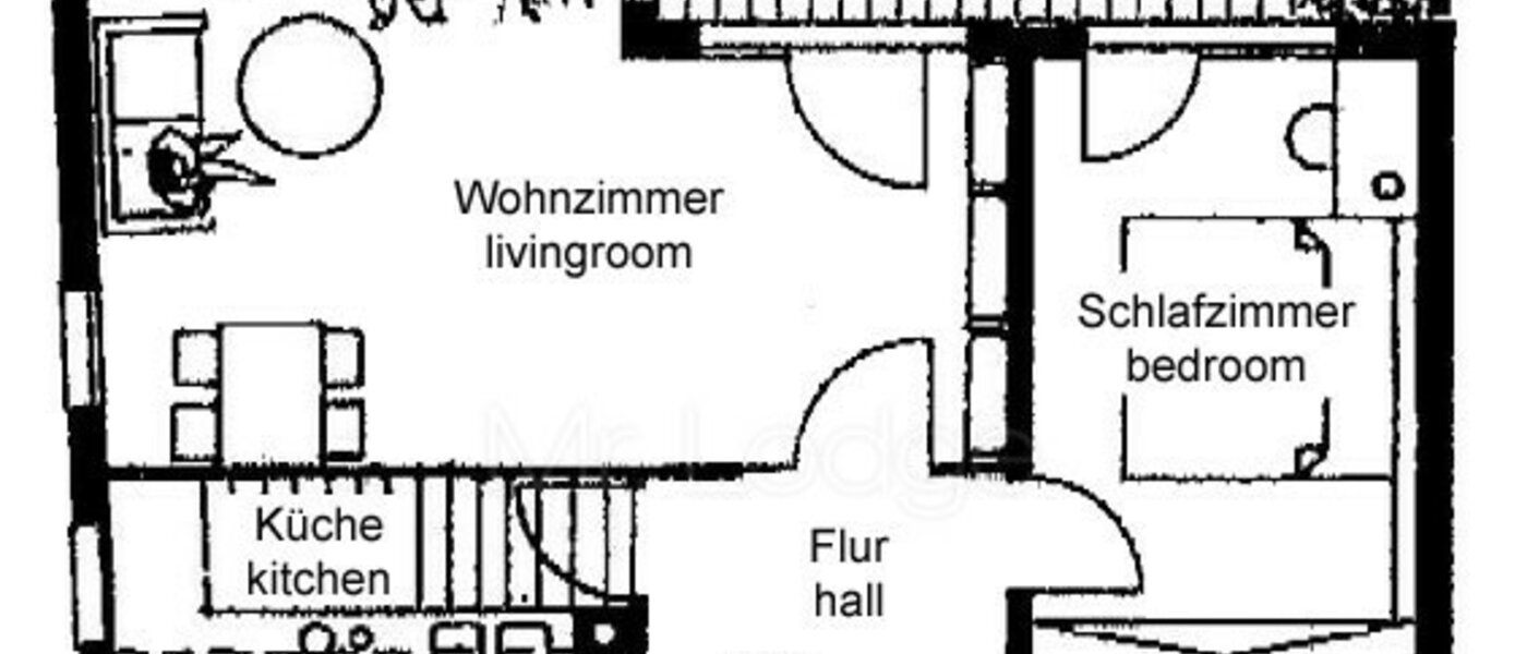 appartement München Thalkirchen 01 plan d'étage 3528
