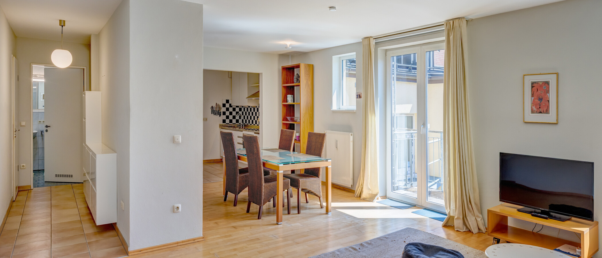 appartement München Maxvorstadt - Museumsviertel 02 pièce à vivre 3547