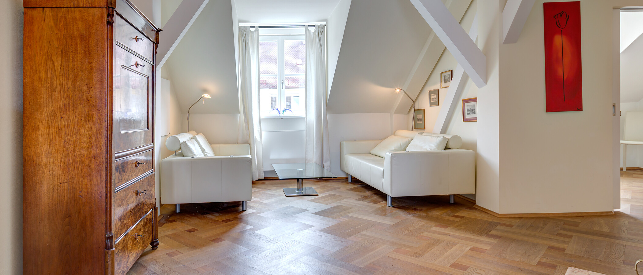 appartement avec mezzanine München Schwabing (links der Leopoldstraße) 05 salon 3679