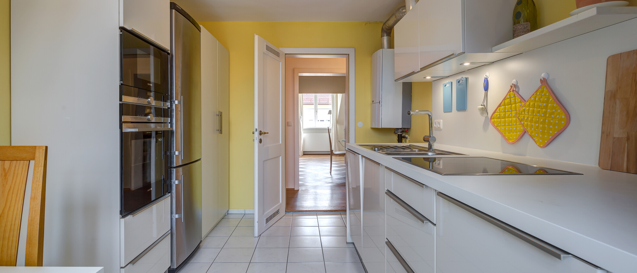 appartement avec mezzanine München Schwabing (links der Leopoldstraße) 05 cuisine 3679