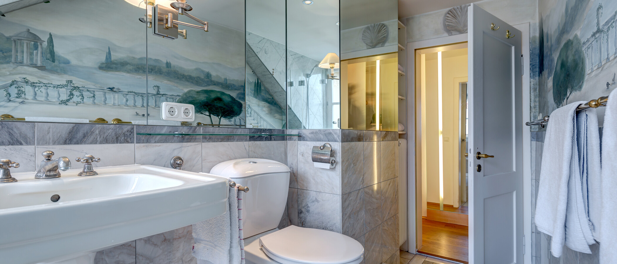 appartement avec mezzanine München Schwabing (links der Leopoldstraße) 03 salle de bain 3679