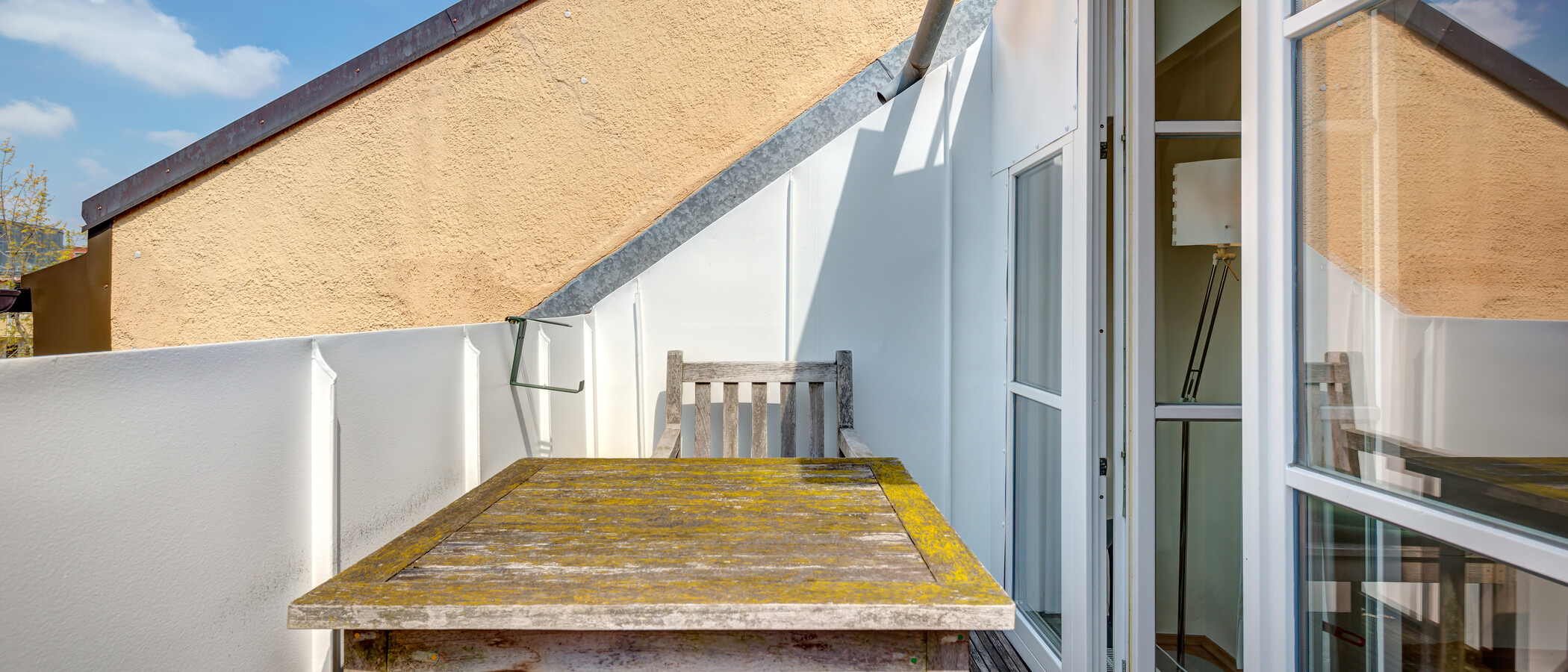 appartement avec mezzanine München Schwabing (links der Leopoldstraße) 02 terrasse 3679