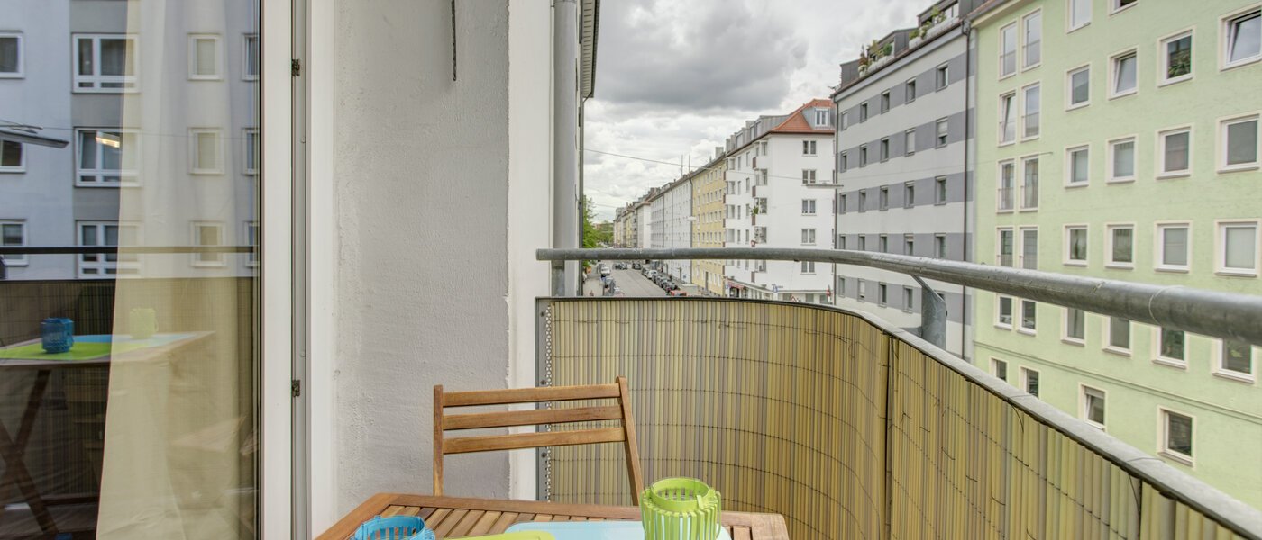 appartement München Maxvorstadt - Universitätsviertel 01 balcon 3687