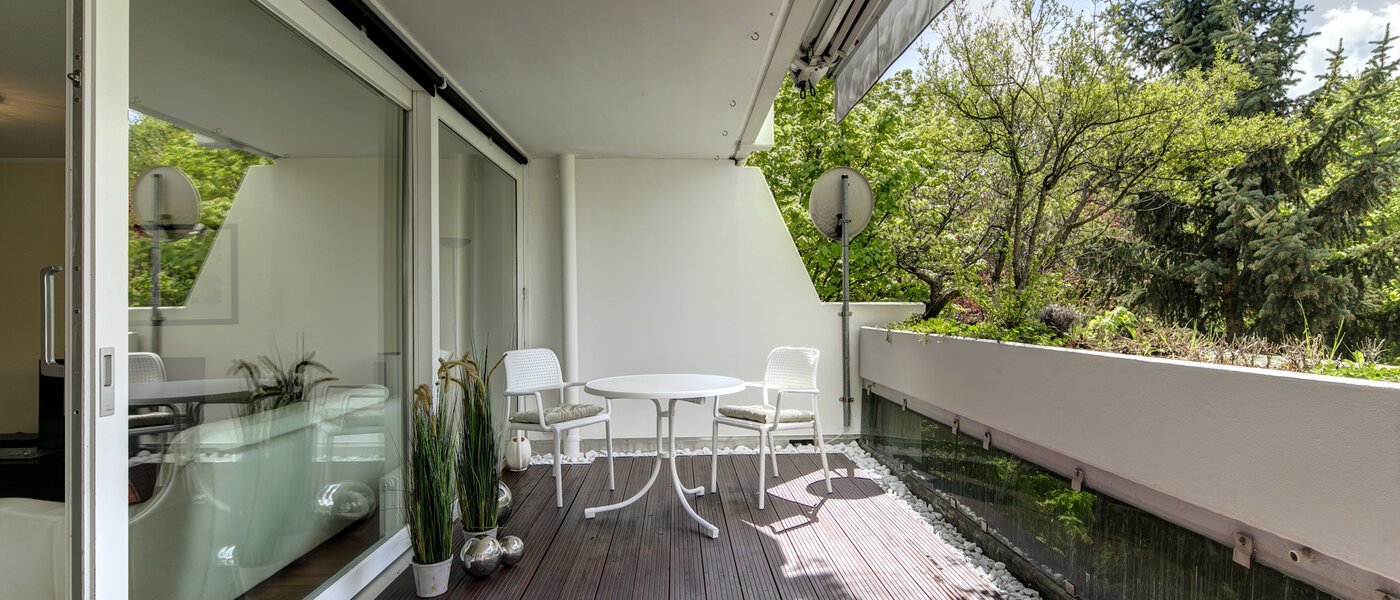 appartement München Olympiadorf 02 balcon 3688