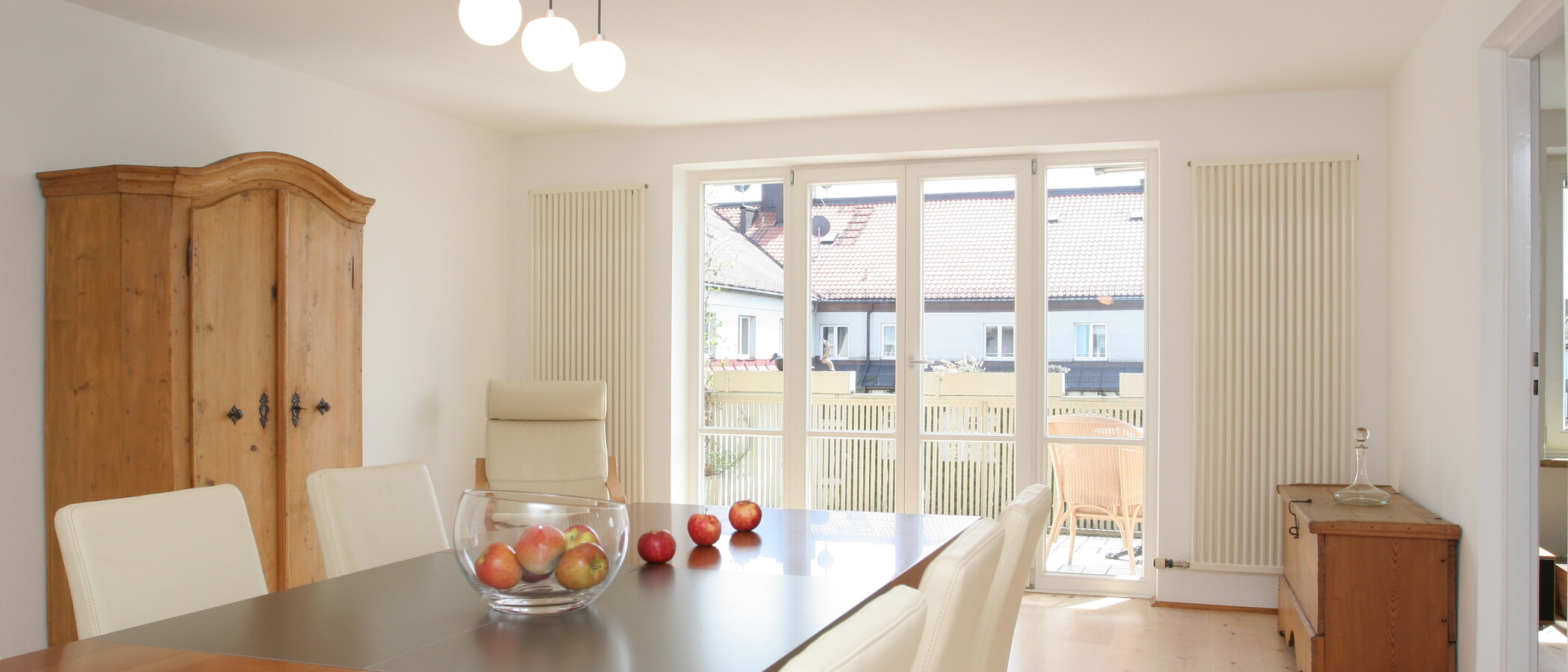 appartement avec terrasse sur le toit München Lehel 02 salle à manger 3850