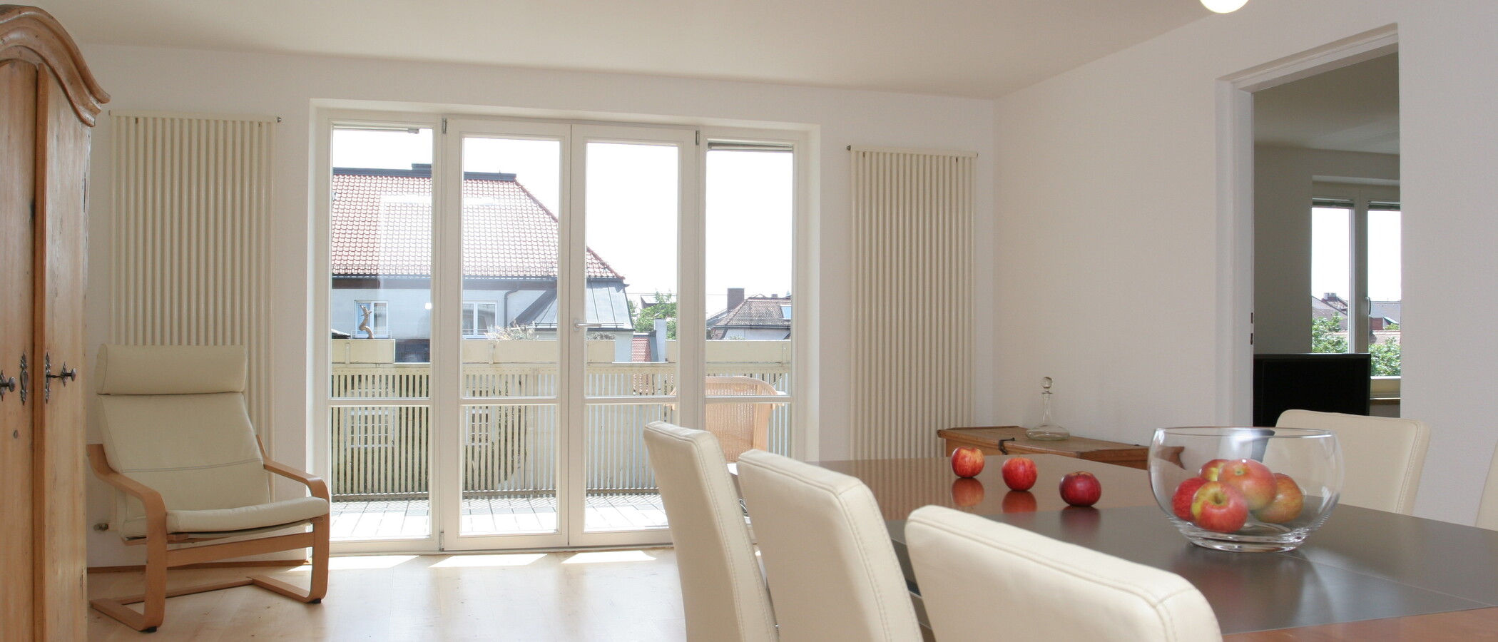 appartement avec terrasse sur le toit München Lehel 03 salle à manger 3850