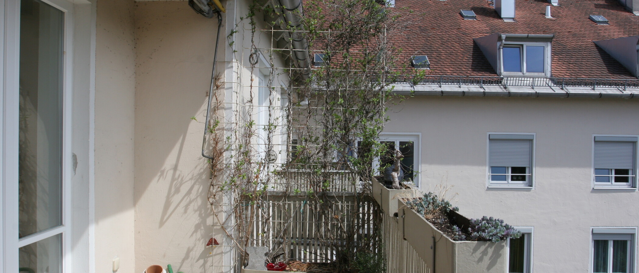 appartement avec terrasse sur le toit München Lehel 02 balcon 3850
