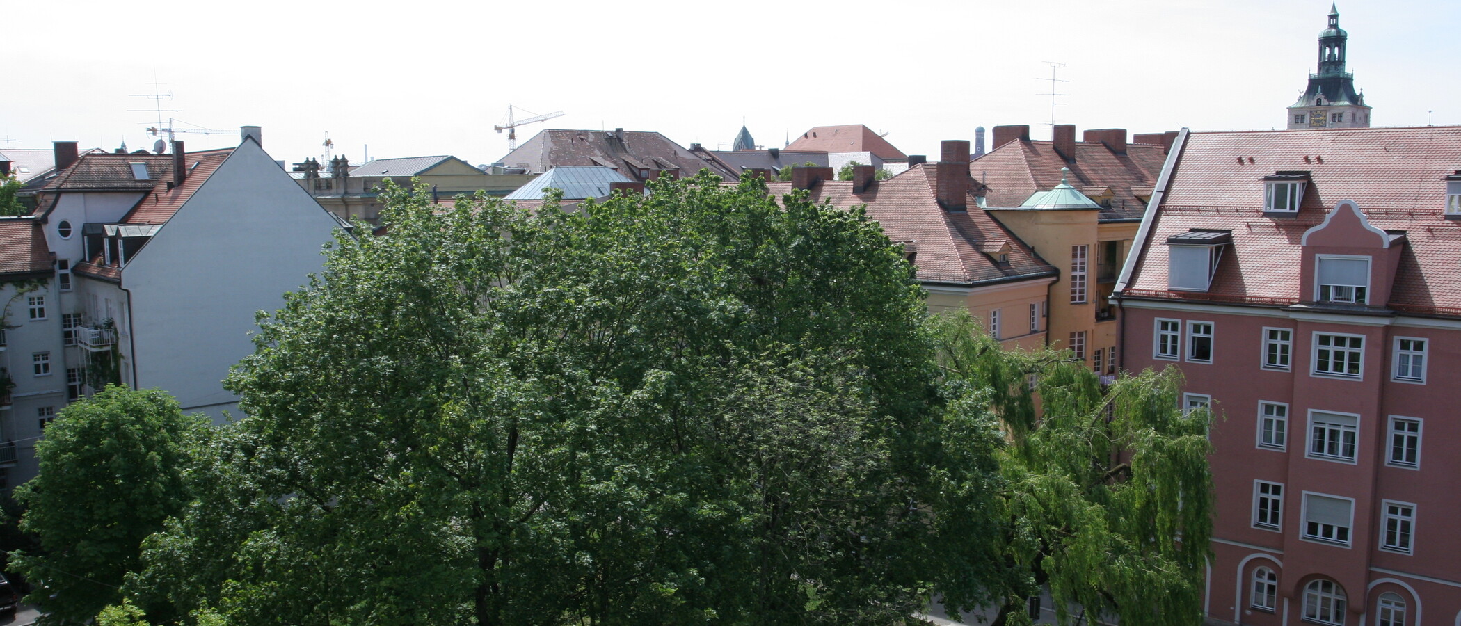 appartement avec terrasse sur le toit München Lehel 03 balcon 3850