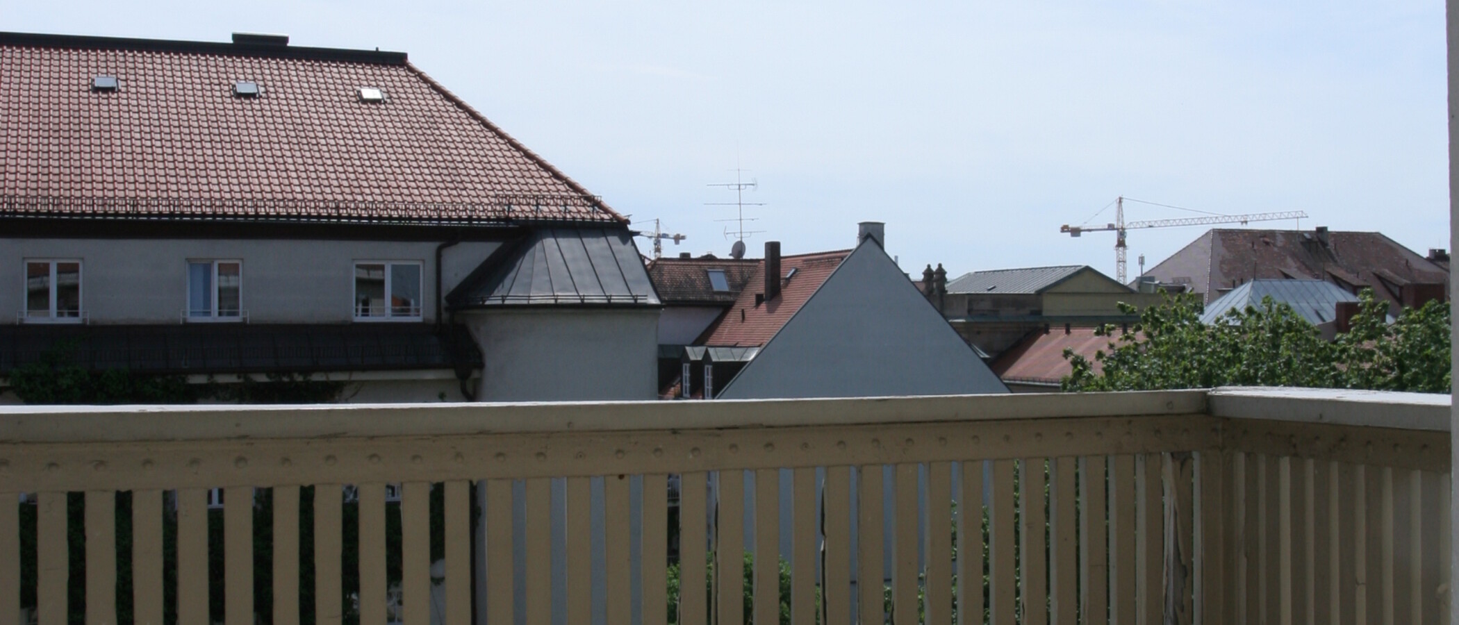 appartement avec terrasse sur le toit München Lehel 05 balcon 3850