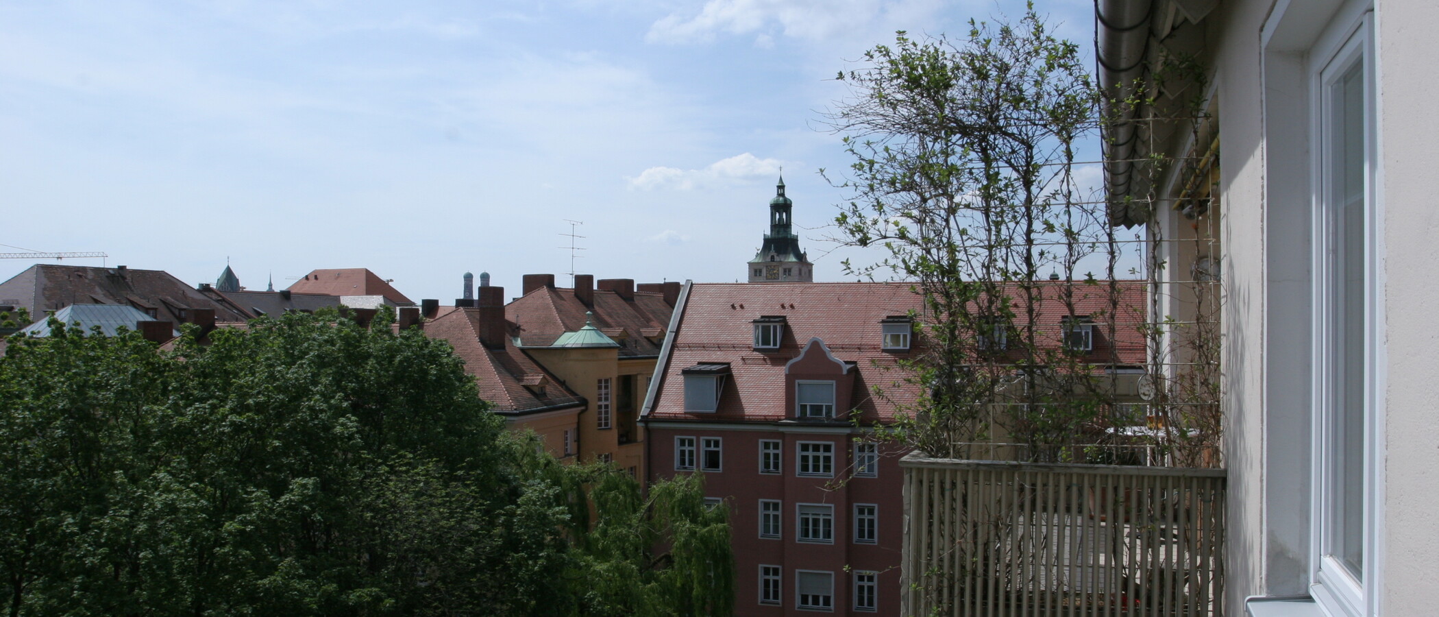appartement avec terrasse sur le toit München Lehel 08 balcon 3850