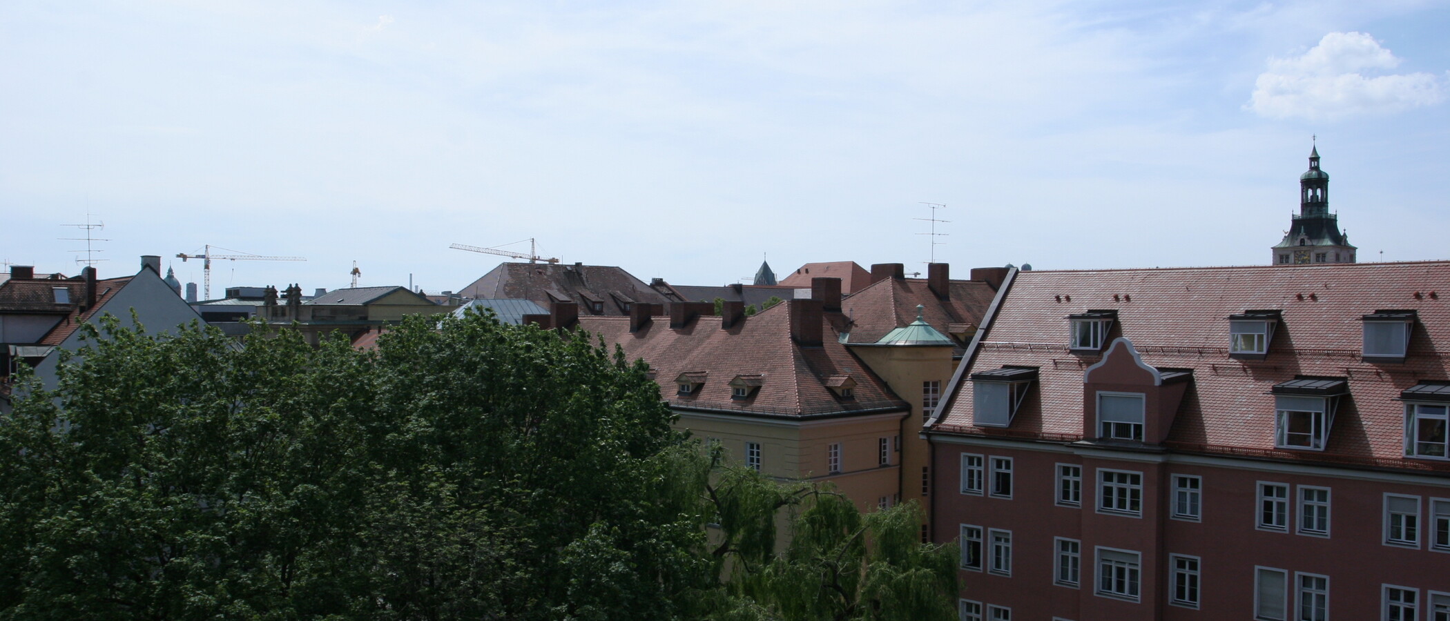 appartement avec terrasse sur le toit München Lehel 01 vue 3850