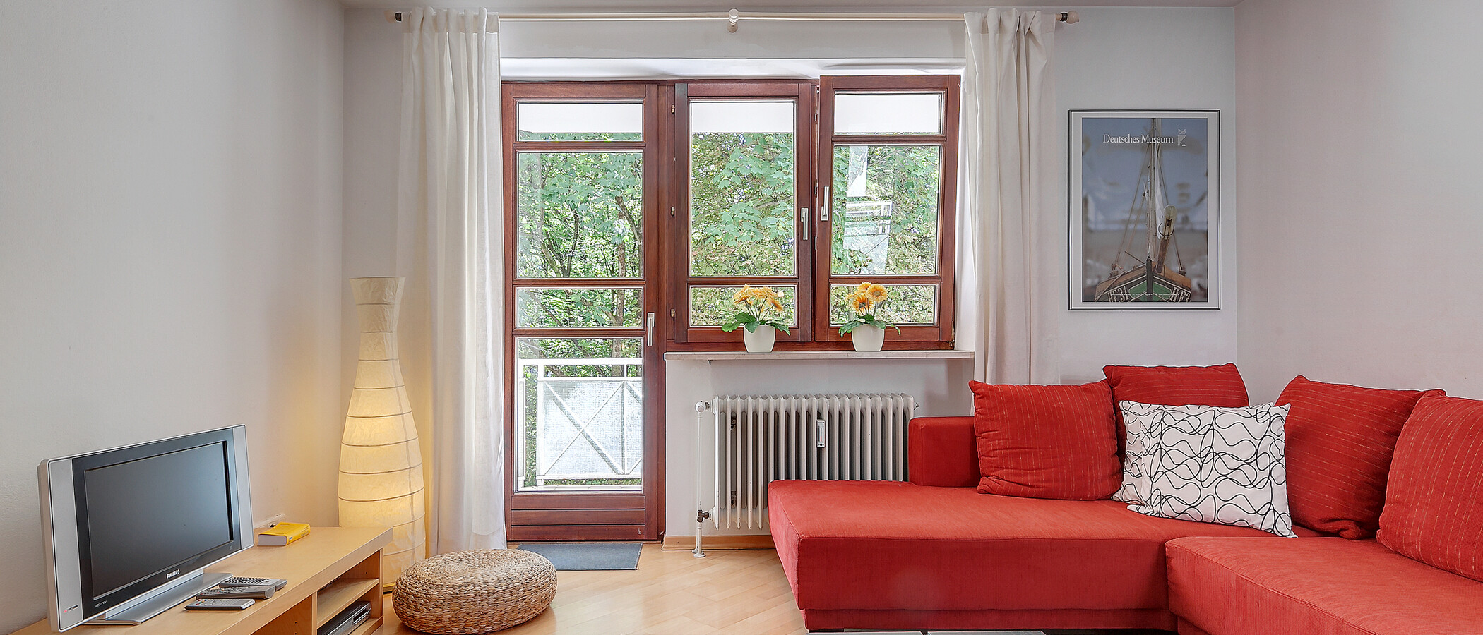 appartement style maisonnette München Glockenbachviertel 02 salon 3866