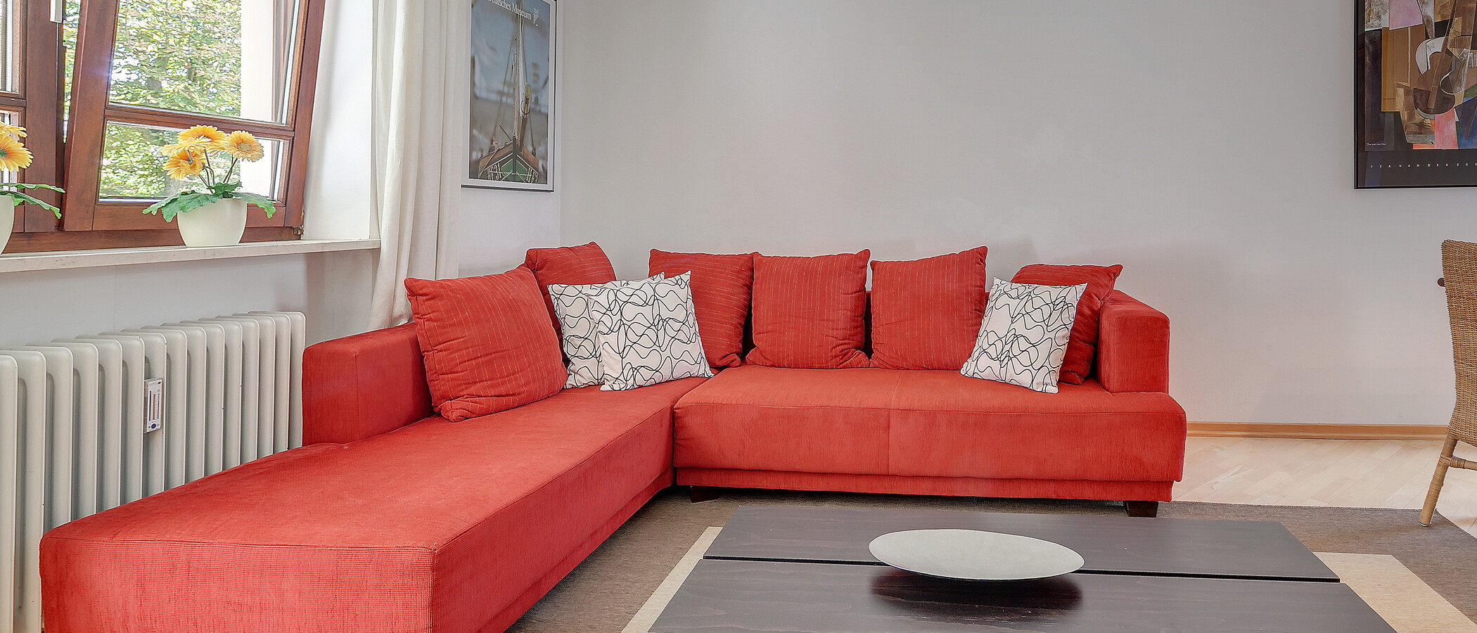 appartement style maisonnette München Glockenbachviertel 03 salon 3866