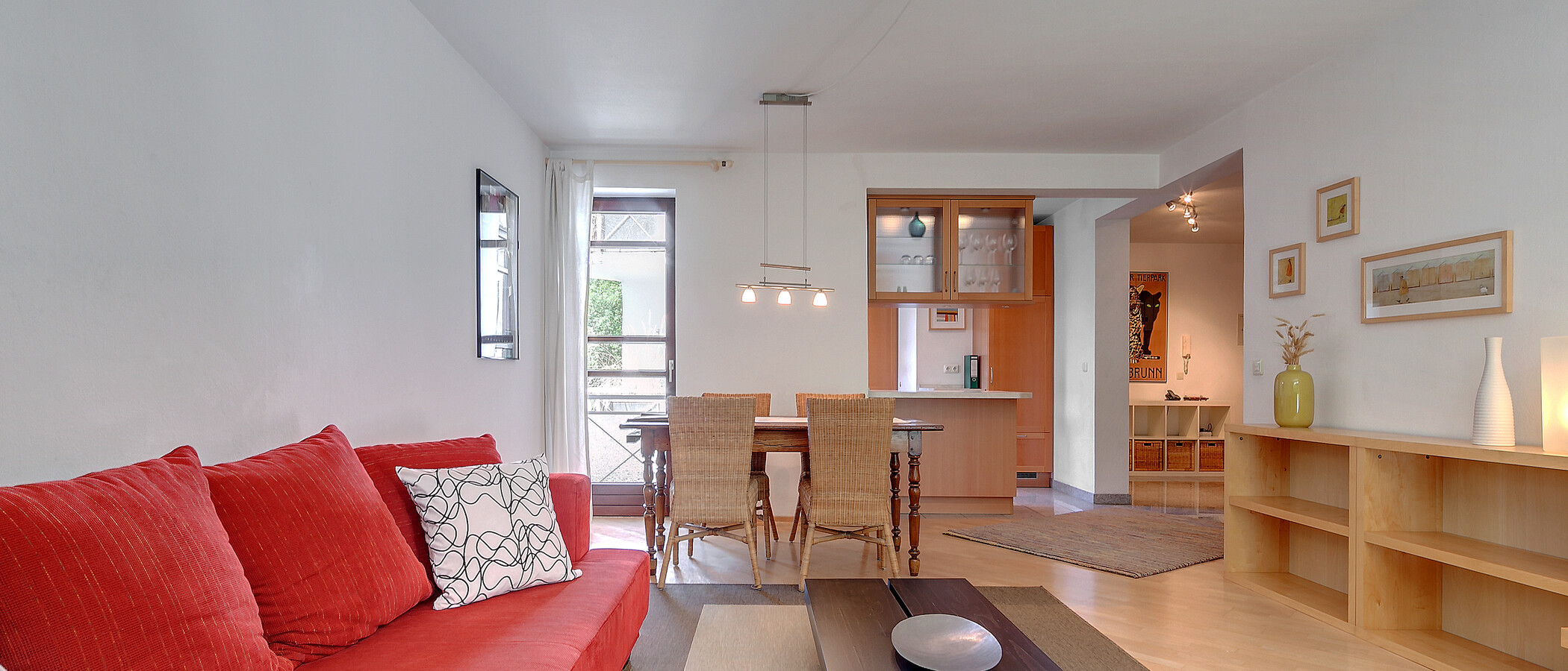 appartement style maisonnette München Glockenbachviertel 04 salon 3866
