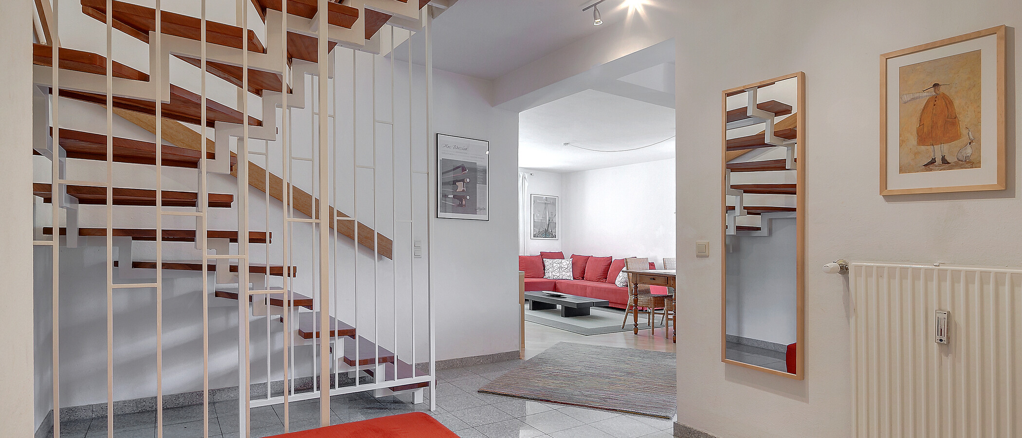appartement style maisonnette München Glockenbachviertel 01 entrée/couloir 3866