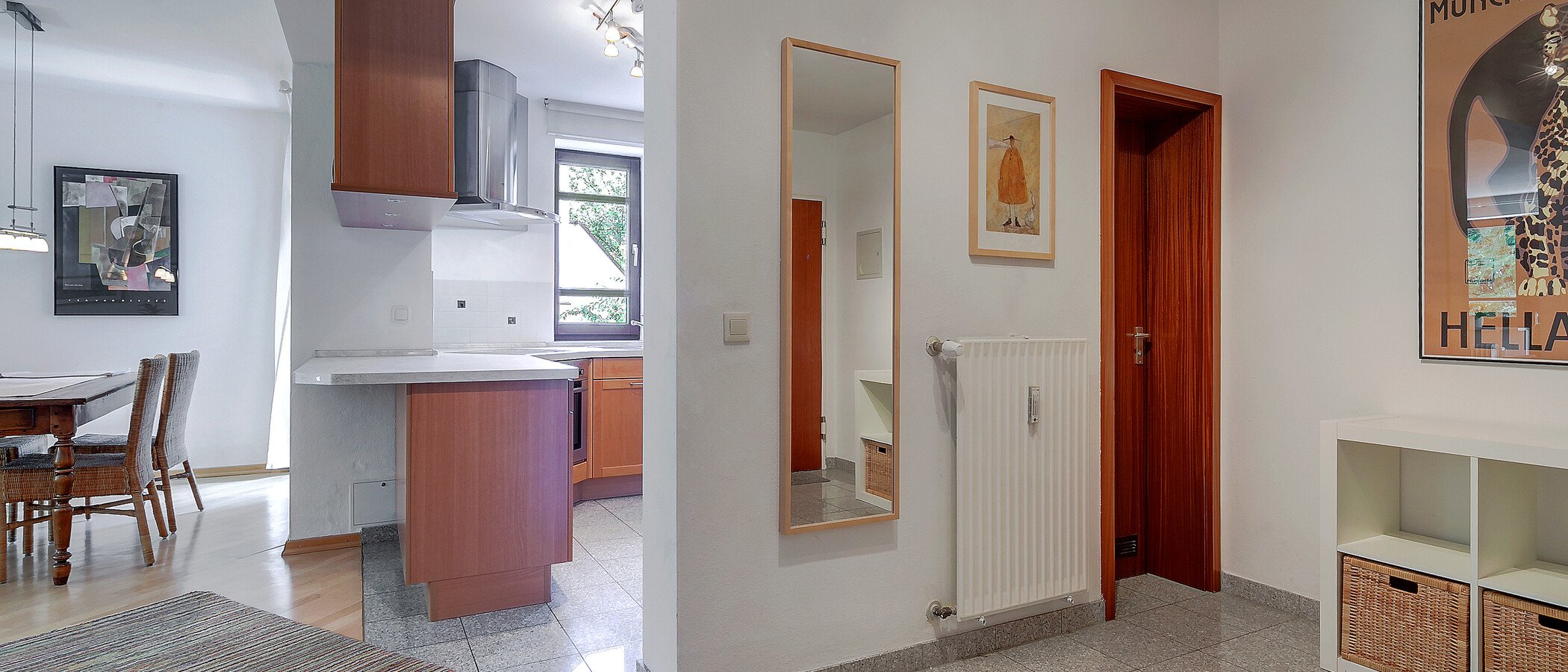 appartement style maisonnette München Glockenbachviertel 04 entrée/couloir 3866
