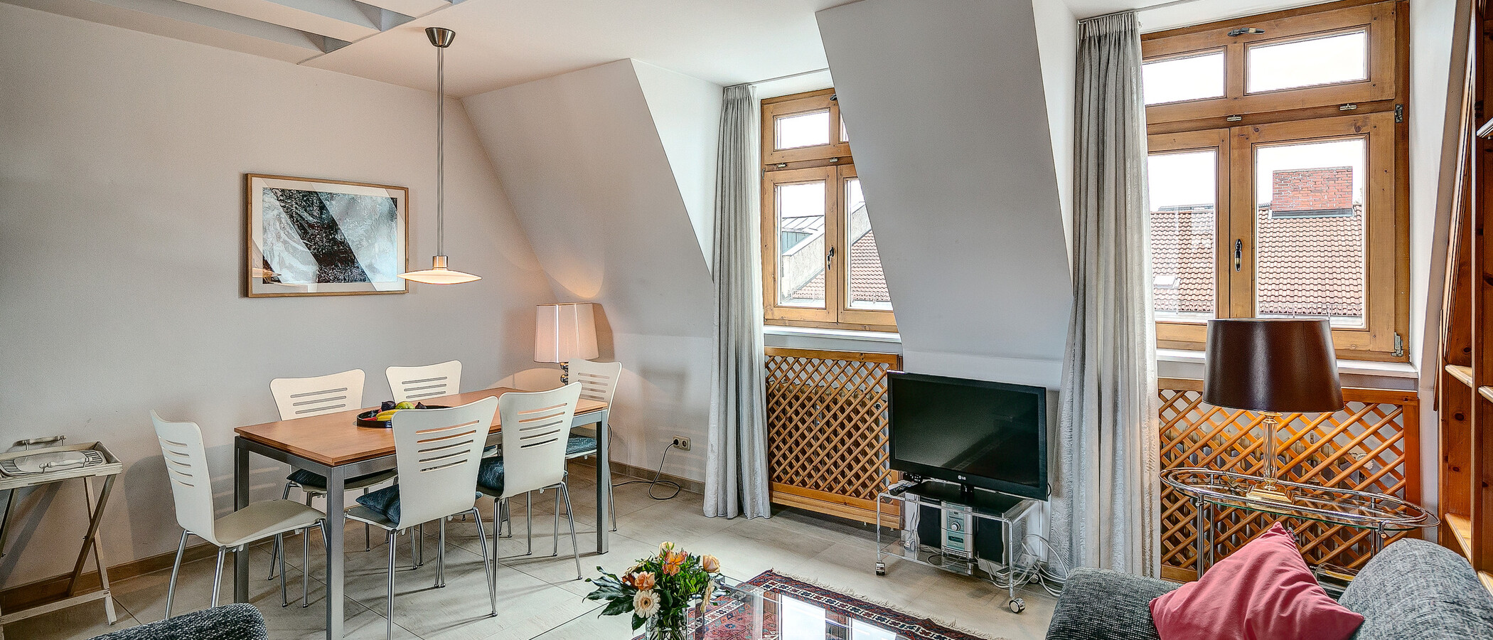appartement avec terrasse sur le toit München Gärtnerplatzviertel 03 salon 4036