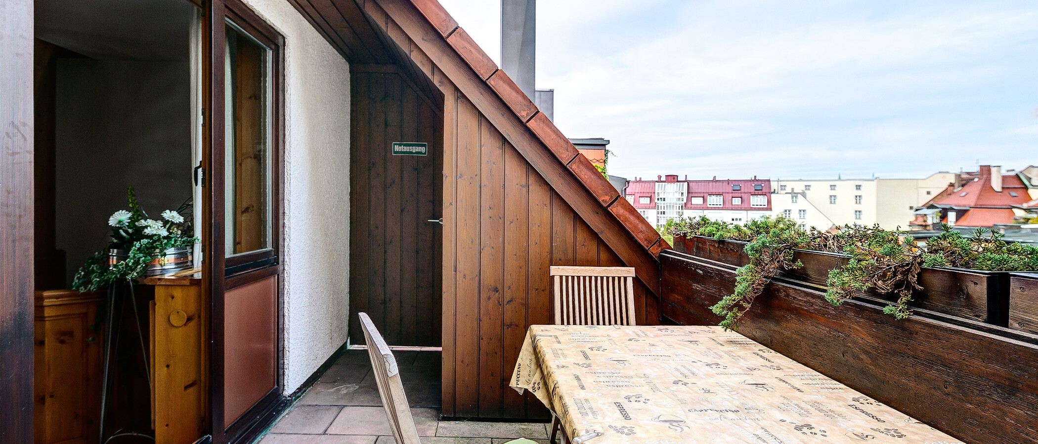 appartement avec terrasse sur le toit München Gärtnerplatzviertel 02 terrasse 4036