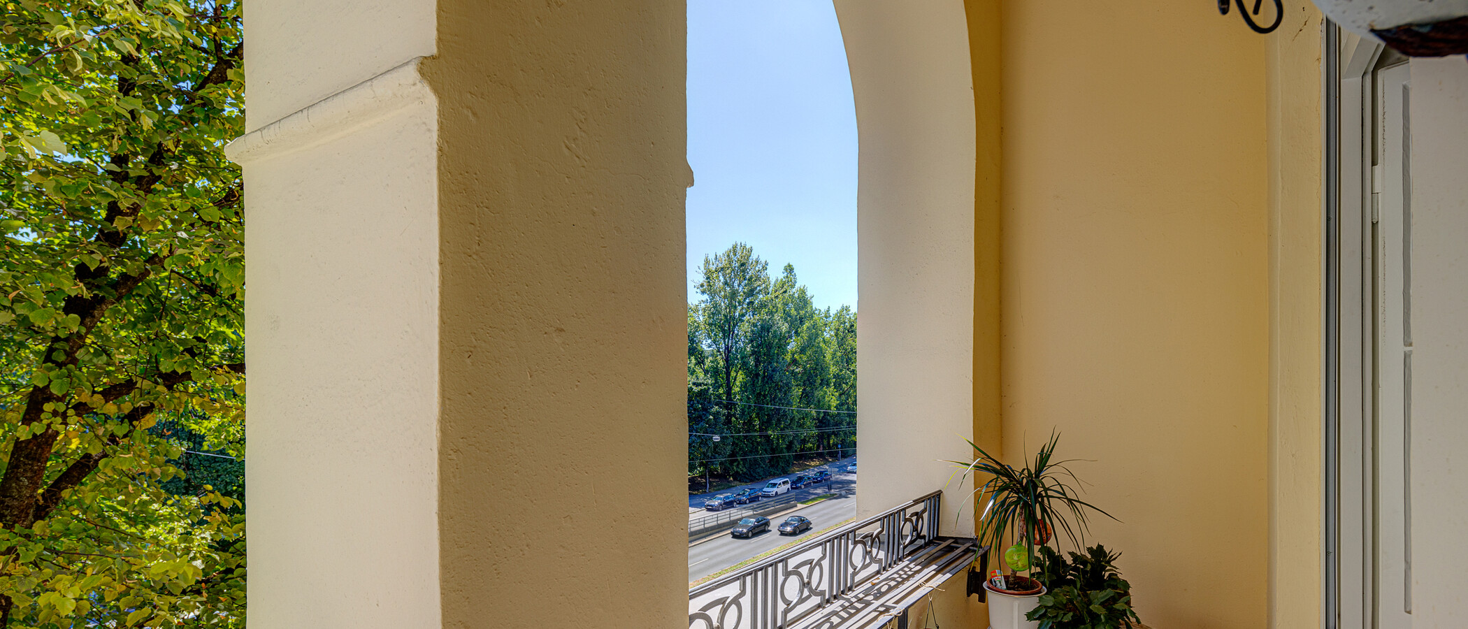 appartement München Lehel 01 balcon 4093