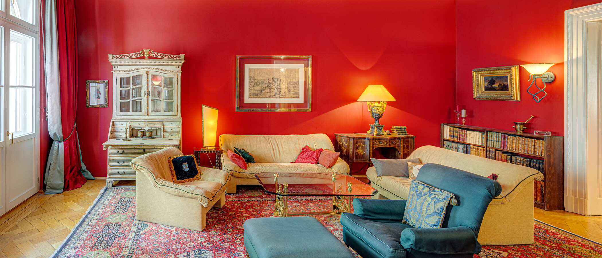 appartement München Lehel 01 salle de séjour 4093