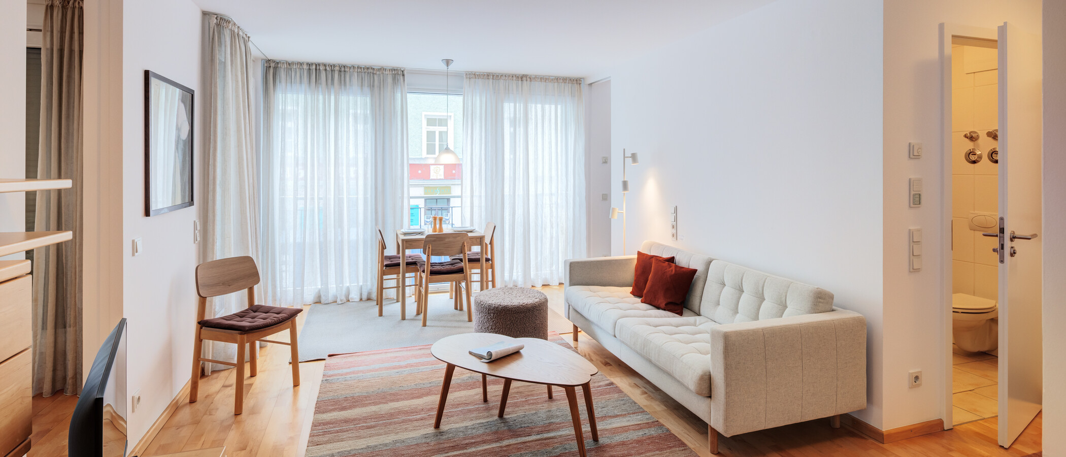 appartement München Glockenbachviertel 01 pièce à vivre 4097