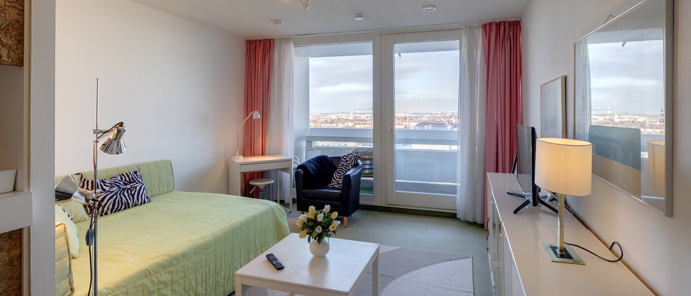 studio München Olympiadorf 01 pièce à vivre 413