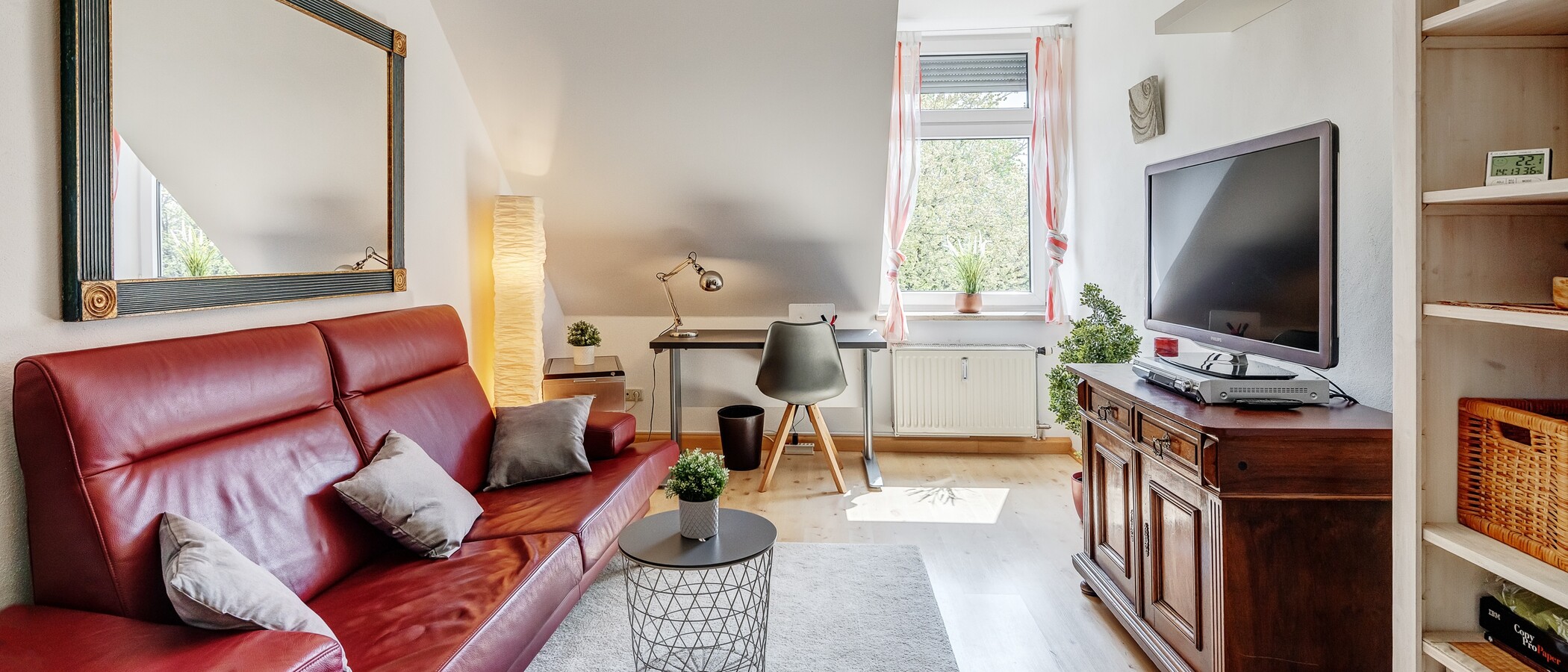 appartement sous les toits München Obergiesing 02 pièce à vivre 4141