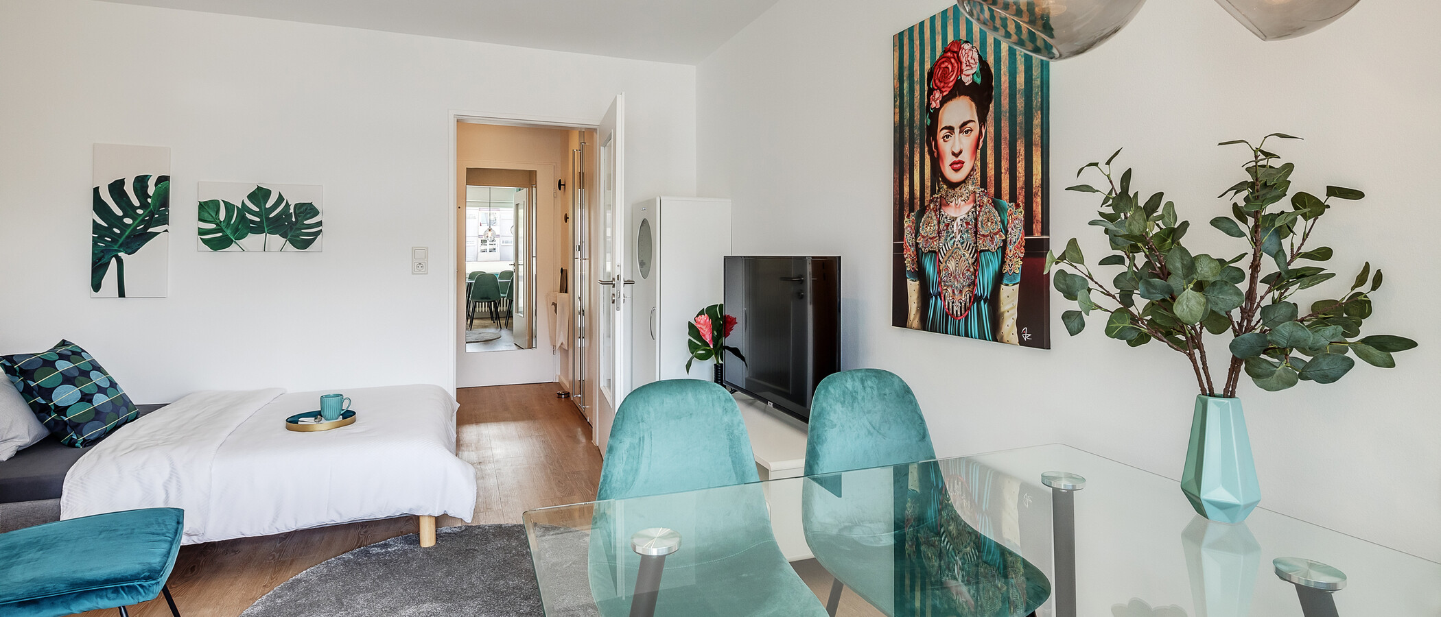 appartement München Milbertshofen 04 pièce à vivre 4166